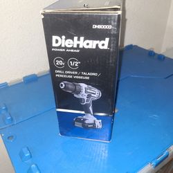 Diehard DH80003 Cordless Drill w/Battery 20V Battery,  2 Speed, 1/2"  New