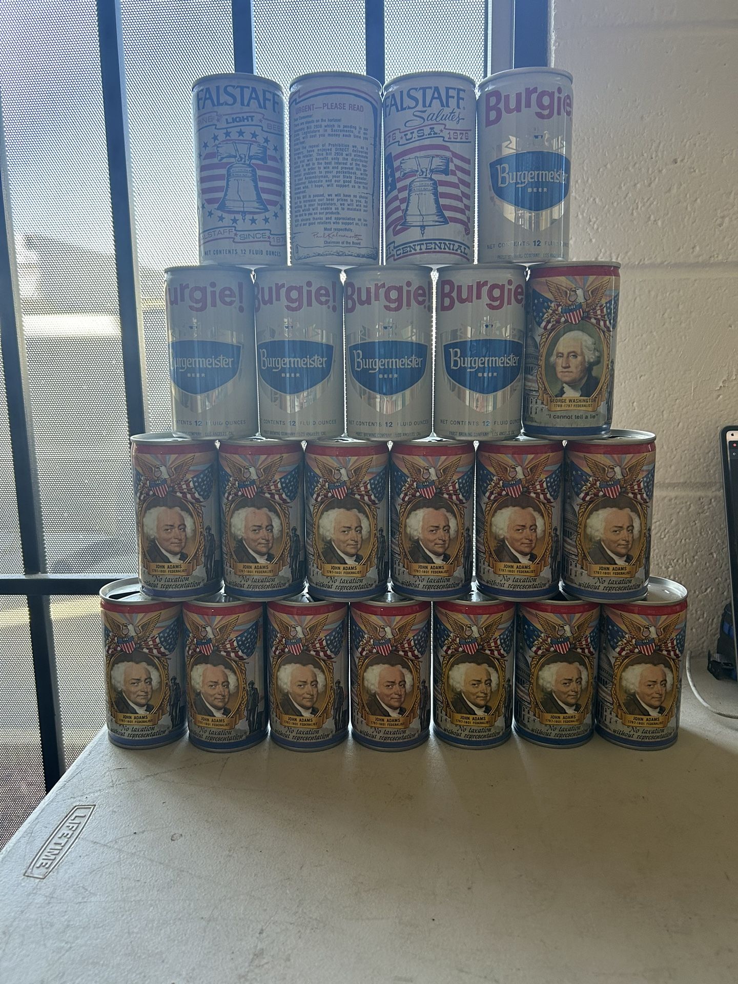 Vintage Beer can collection