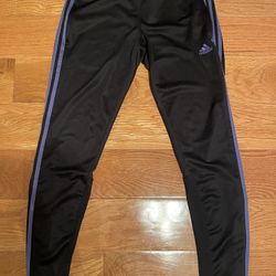 Black And Purple Adidas Sweatpants 