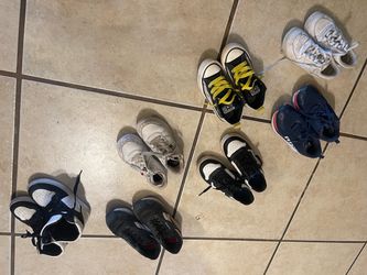 Mixed Lot of 6 Used Sneakers size 11/ for kids