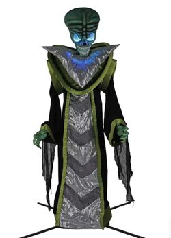 Animated Halloween Allien 8ft tall!! Talks moves makes sound New in box** Sylmar pick up