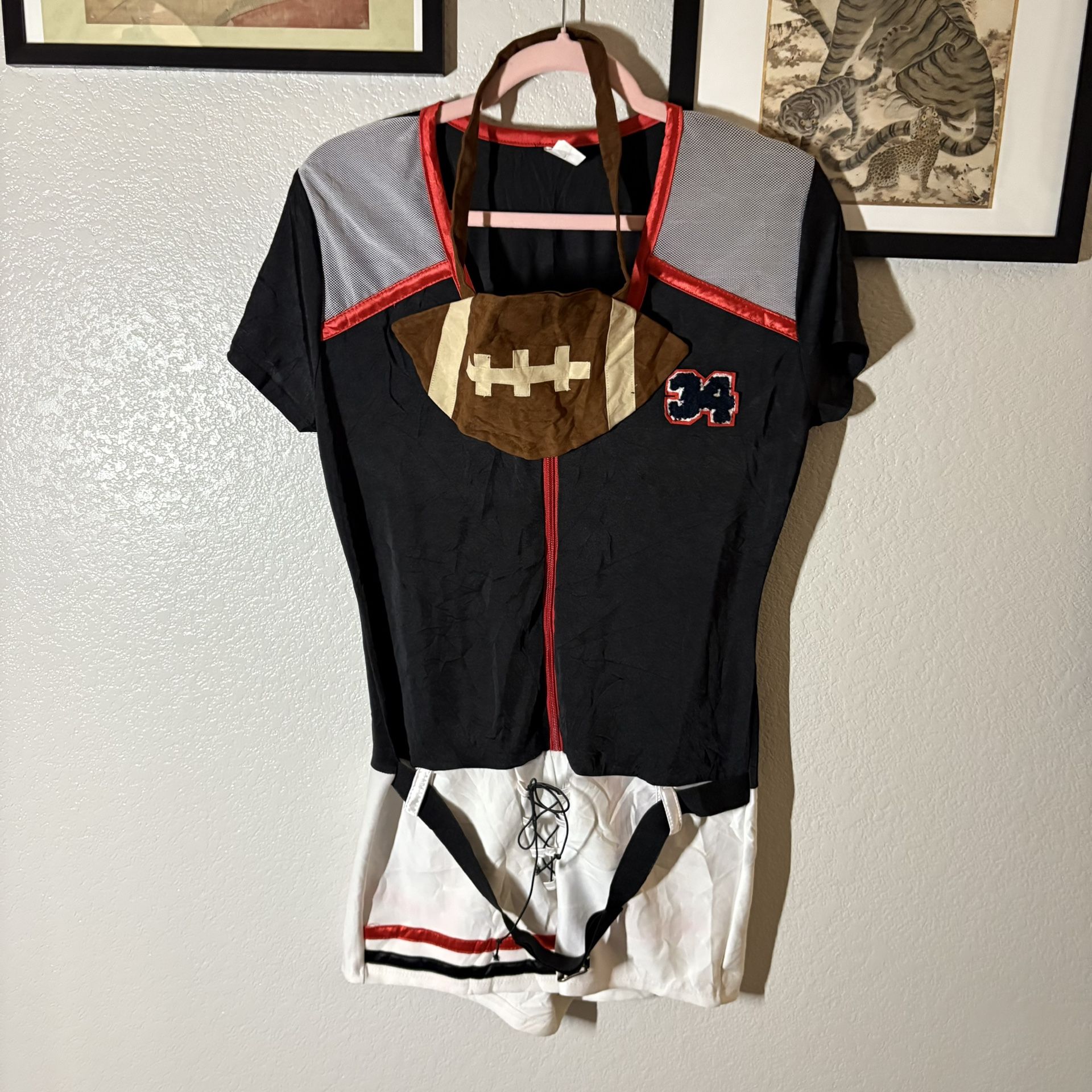Sexy Halloween Costume Football Fan M/L