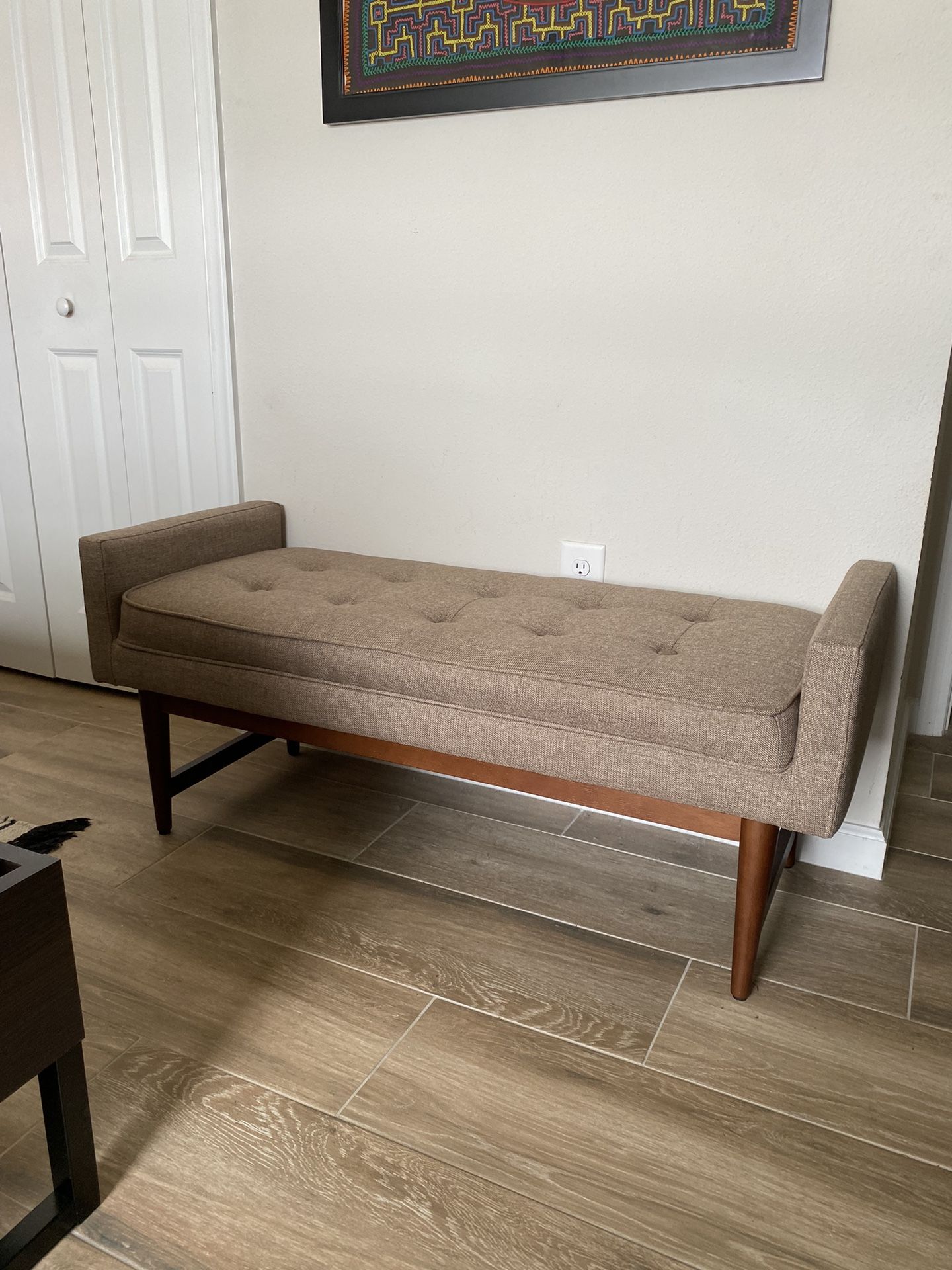 Upholstered Bench - Verken Settee Bench Beige - Project 62â„¢ (Target)