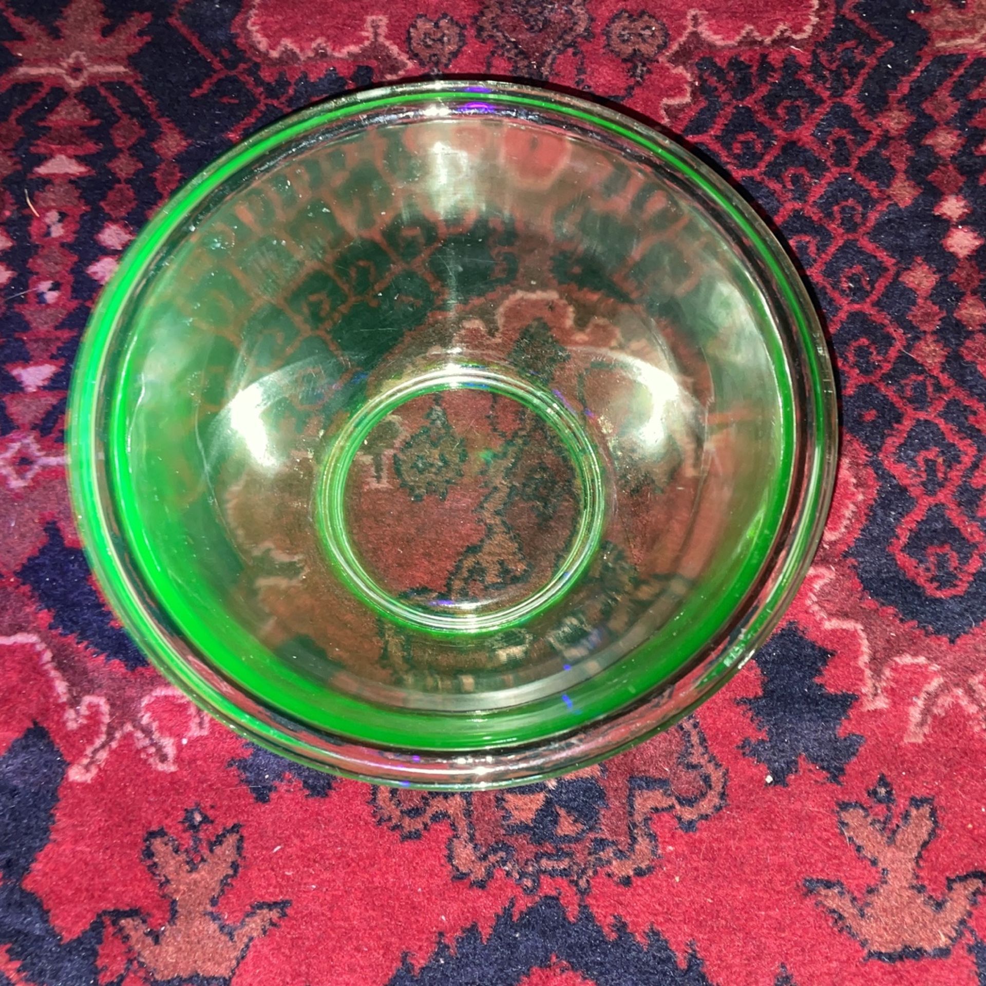 Uranium Glass Bowl 