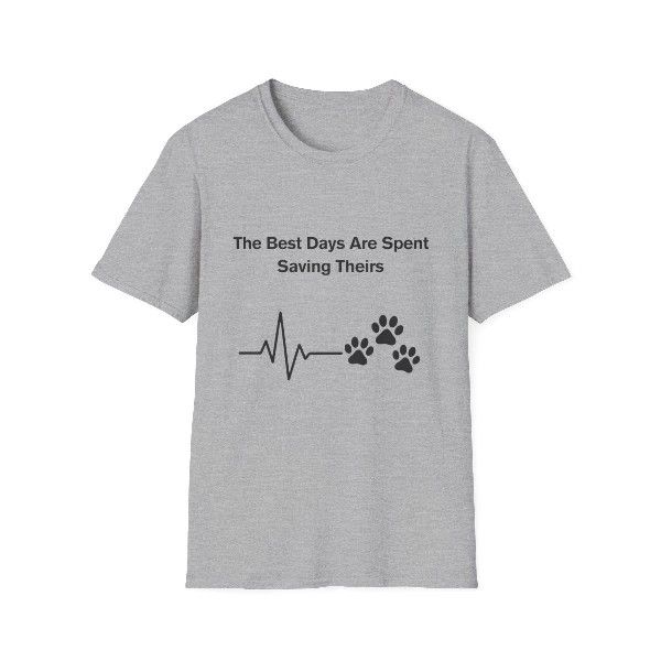 Veterinary Heartbeat Paw Shirt