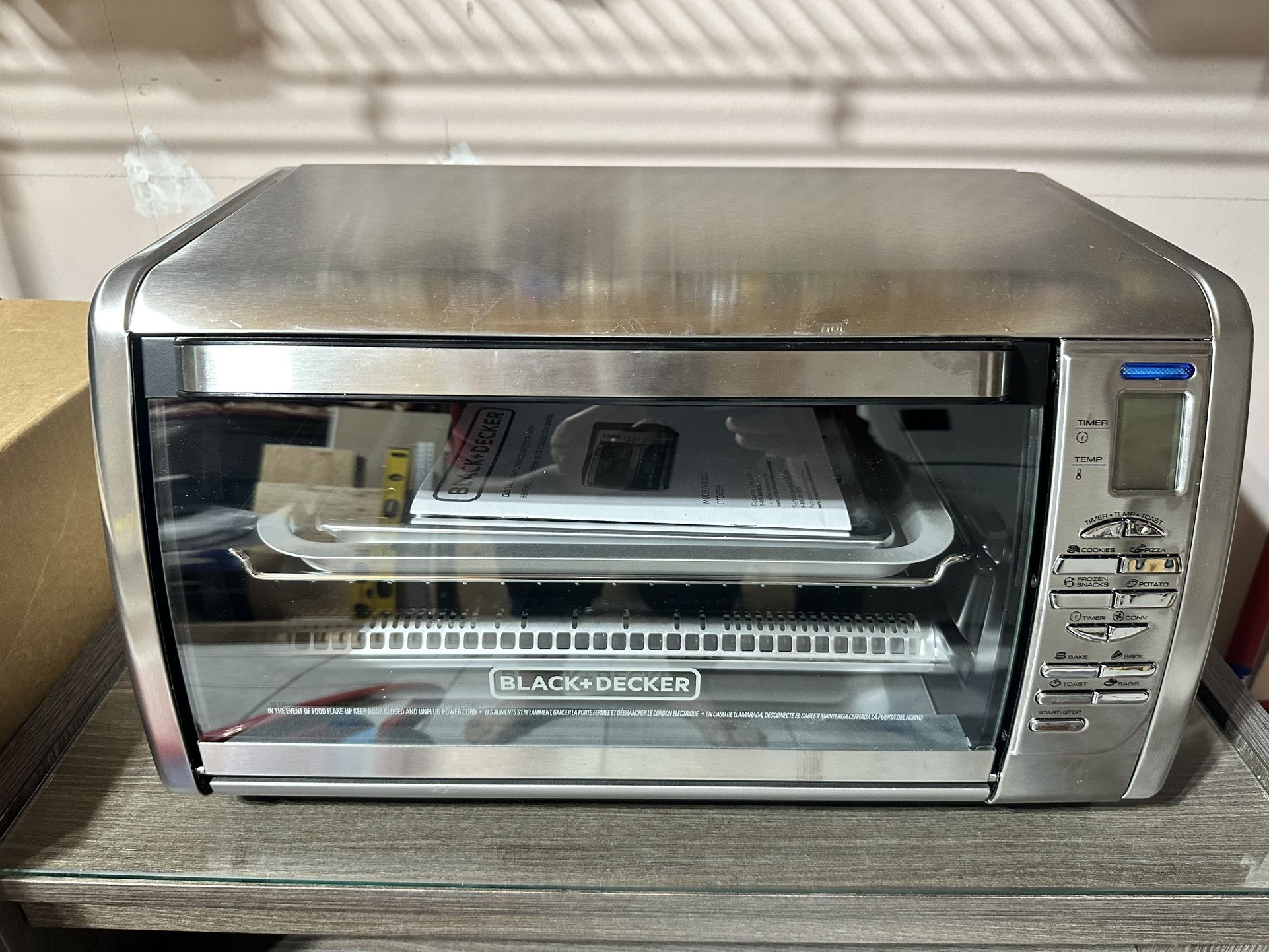 Like New Black + Decker Toaster Oven