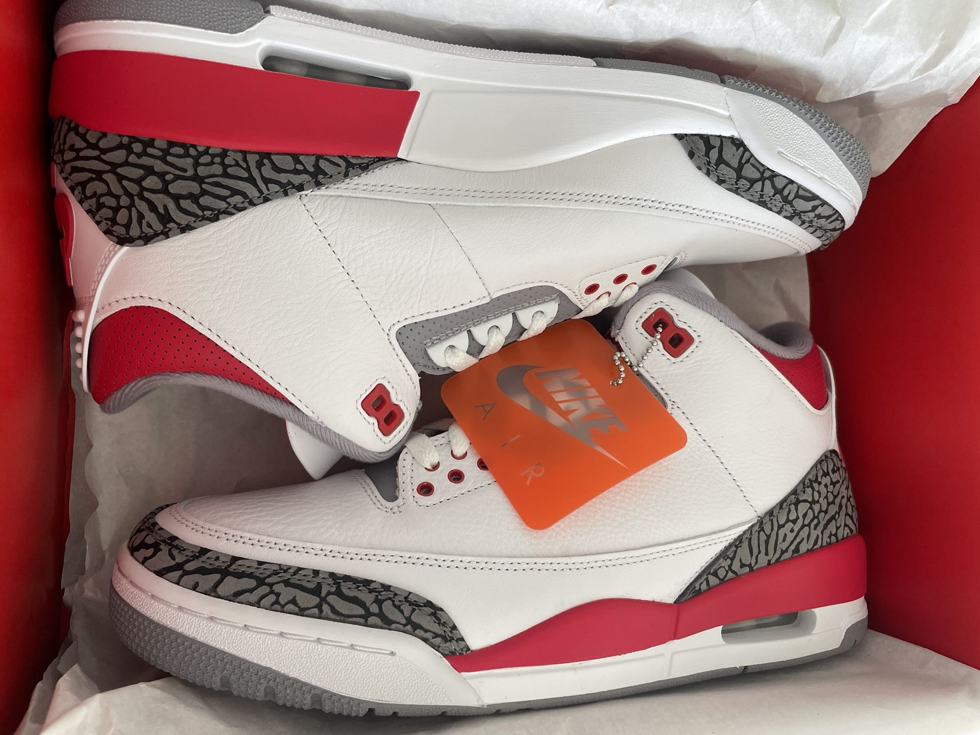 Air Jordan 3 Fire Red Sz 10