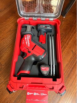 Milwaukee M12 FUEL Brushless Cordless HACKZALL Recip Saw w/ 2x Batt & CUSTOM PACKOUT & blades