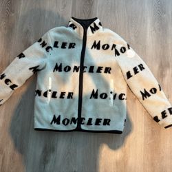 MENS MONCLER Reversible Beige Logo Jacket