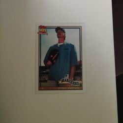 Randy Johnson Tiffany Tops Baseball Card 