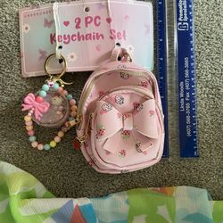 Wallet And Keychain Set