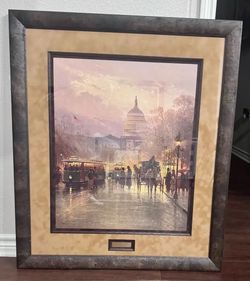GHarvey Framed Capitol Art Print 7 1/2 x 36in