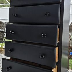 Very Nice Tall Wood Dresser. 