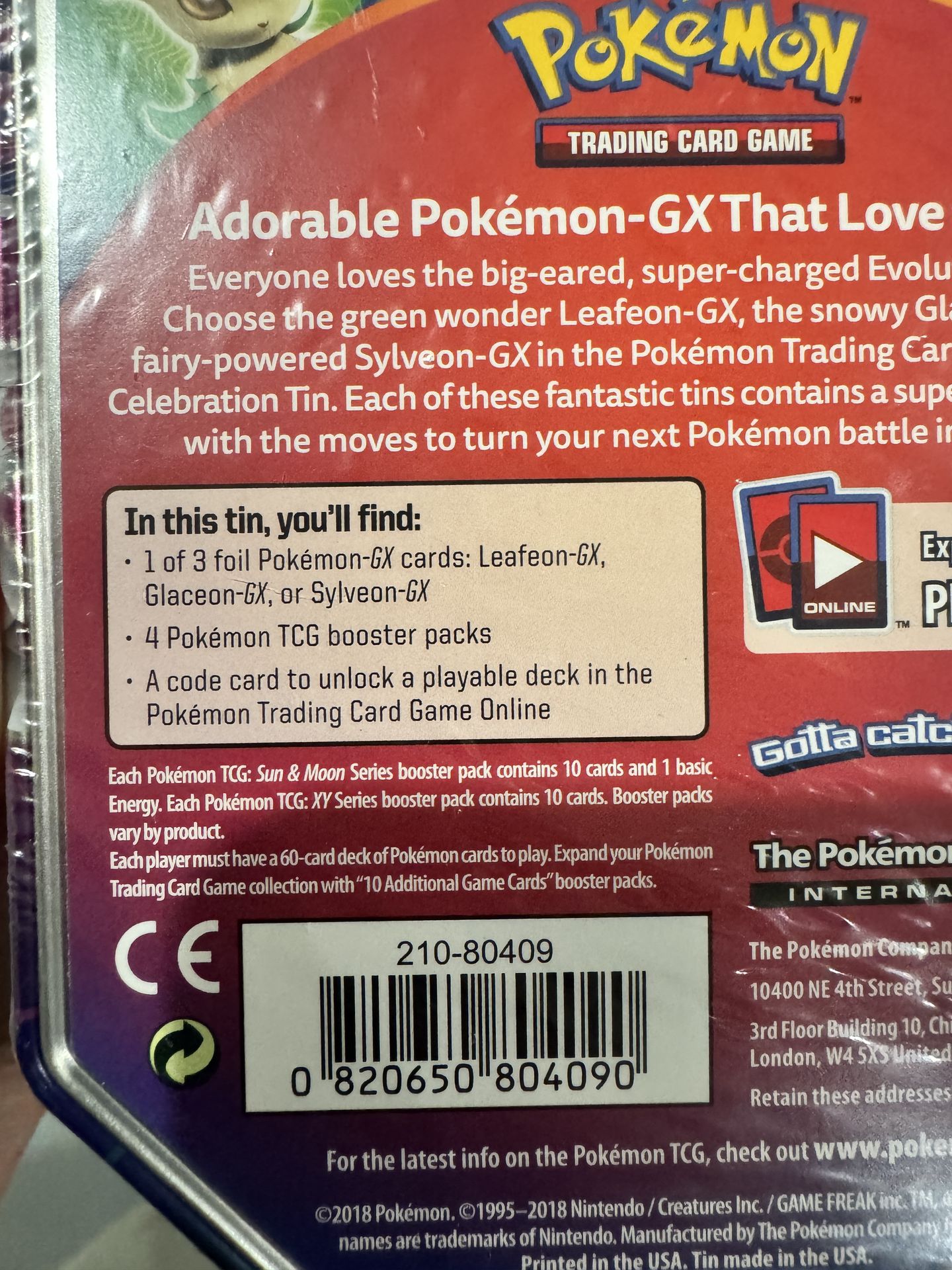 pokemon trading card game 2018 Pokemon TCG: Pokemon Deck Shield 2018 – Odin's Lair main image 0
