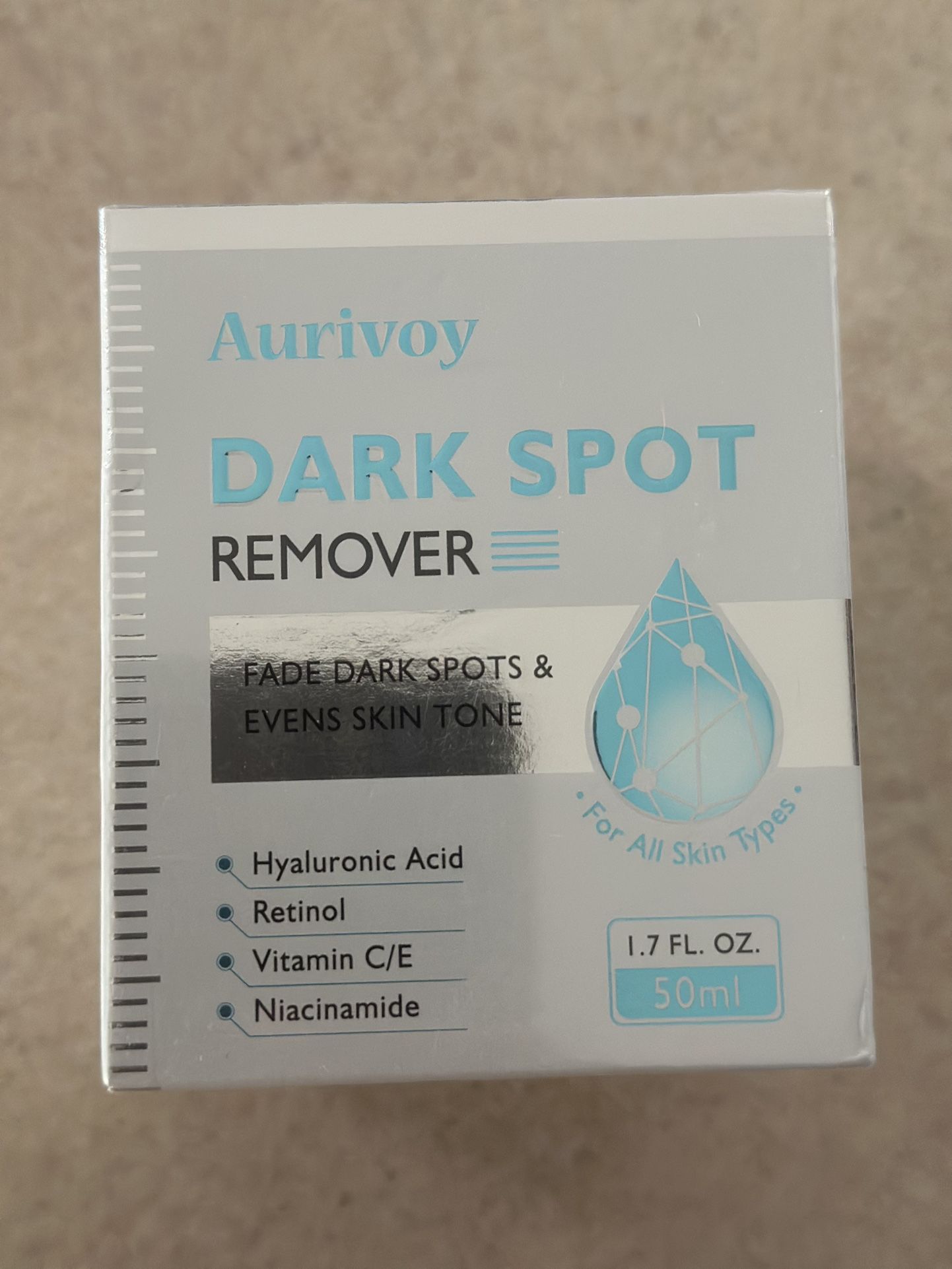 Dark Spot Remover by AuriVoy - Hyaluronic Acid & Retinol for a brighter complexion #skincare
