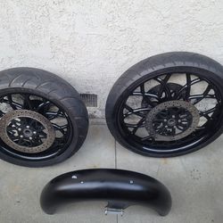 Harley Davidson Rims & Tires 23" 18"