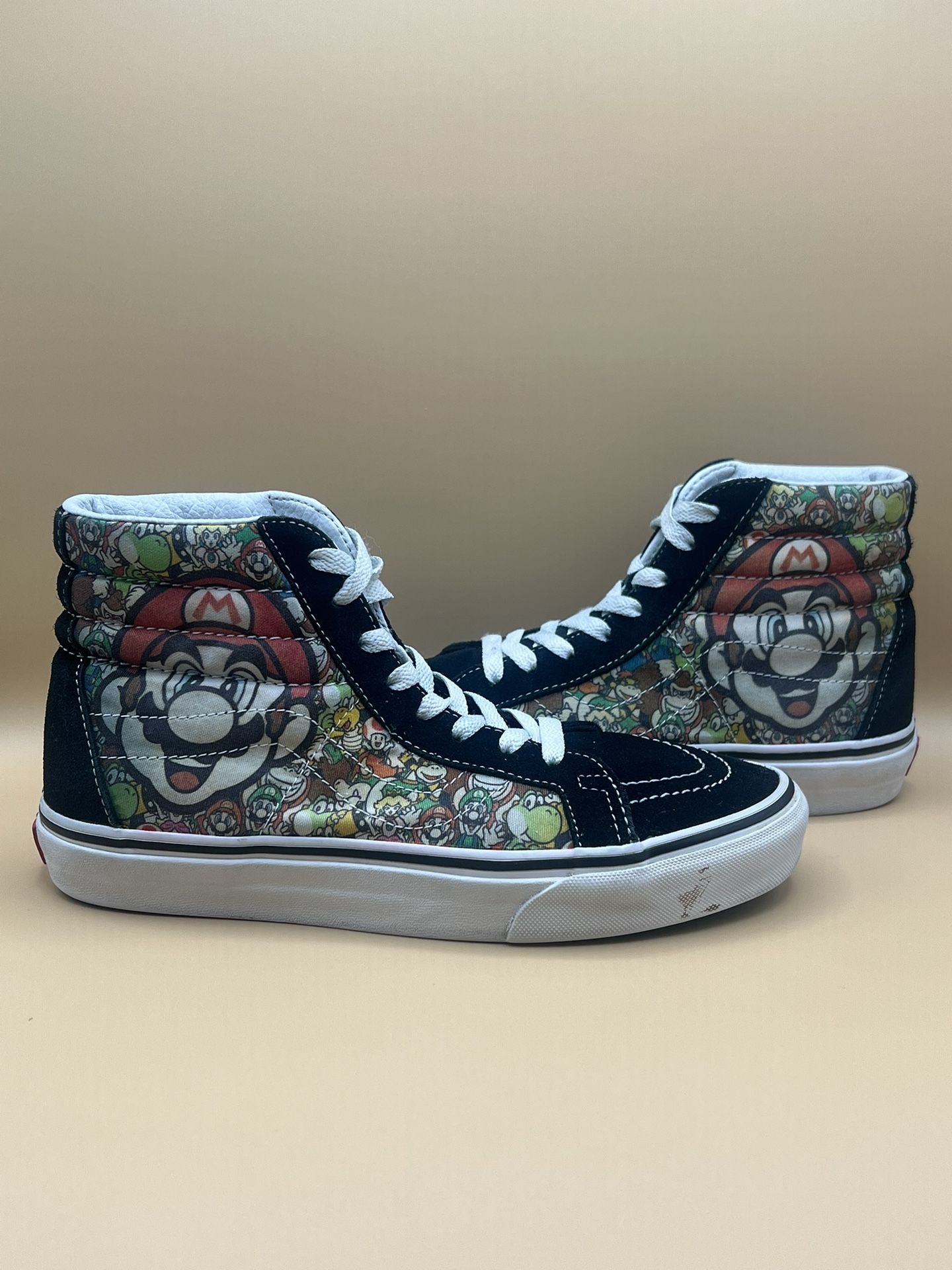 Vans x Nintendo Super Mario Bros SK8 Hi Shoes Men's Size