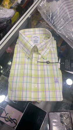 Brooks Brothers Regular Fit Plaid Button-Down Shirt