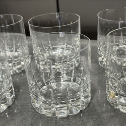 Vintage Mid century Rosenthal studio line crystal whisky low ball glasse