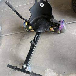 Hover board with attachment