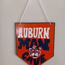 Auburn Man Cave  Sign