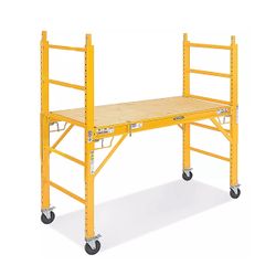 Brand New Scaffolding With Casters. 