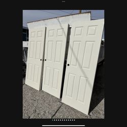 3 new doors for sale two 32’’ #1  30’’ retail price $245 wt tax here only $175 