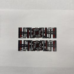 Tesla Plaid Badge Car Rear Trunk Lid Nameplate Emblem