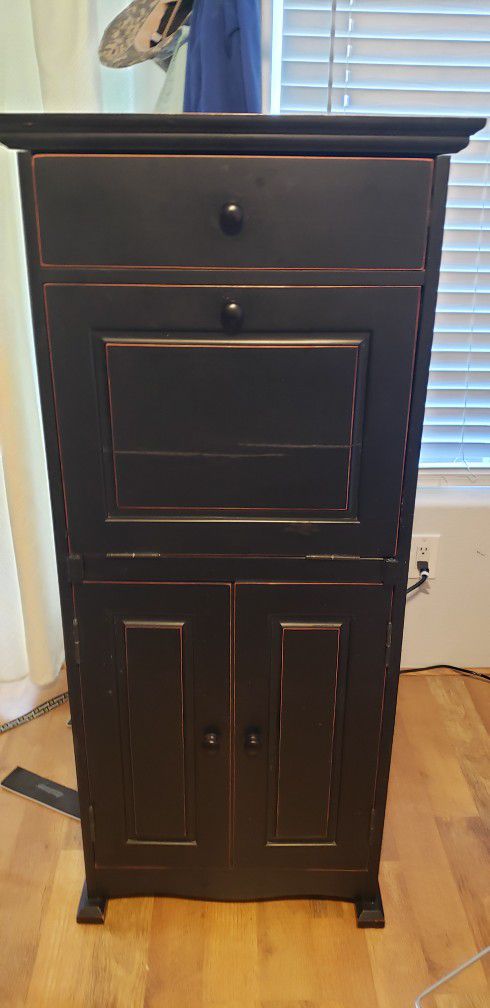 tall narrow cabinet 52 h 21 w 11 dp 5/2/24 no scratches meautiful Mesa