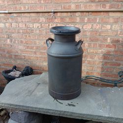 Vintage Heavy Duty Steel Milk Can