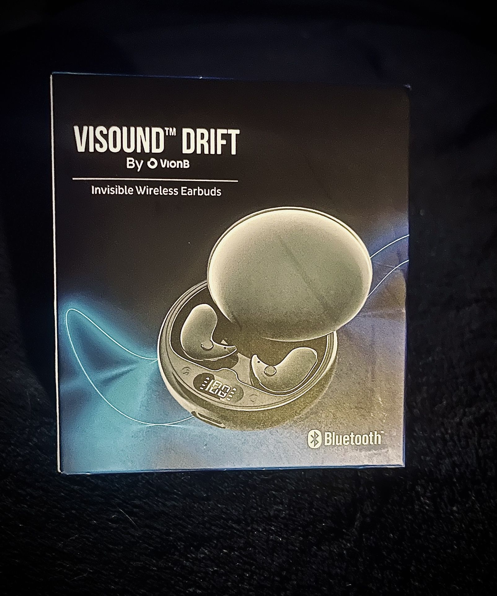 Black Bluetooth Invisible Wireless Earbuds