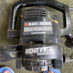 Black & Decked Vac N’ Mulch VORTEX Corded Leaf Blower