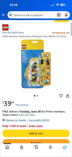 Lego 40344 BRAND NEW