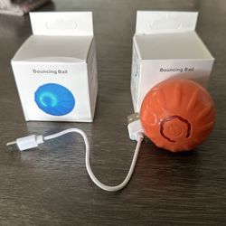 Brand New 2 Dog Bouncing Balls Vibrates Shakes Moves