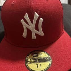Red New Era NY snapback