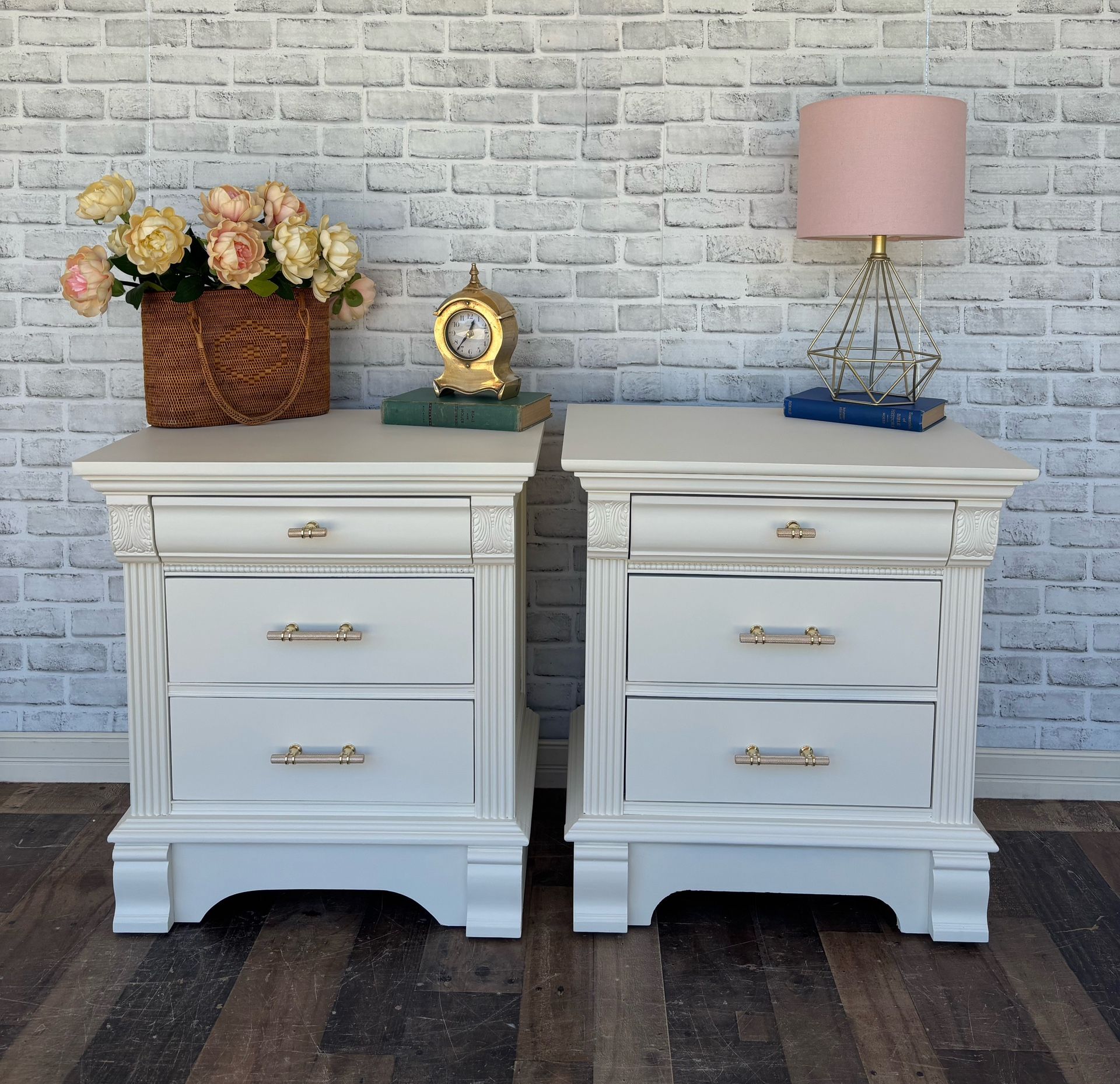 Vintage Nightstand Set