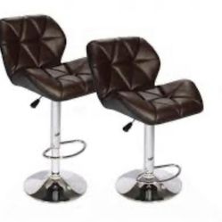 Set Of 2 Counter Height Swivel Bar Stools Chairs - Final Price 