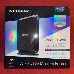 Netgear Nighthawk AC1900 WiFi Cable Modem Router