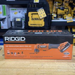 RIDGID 18V OSCILLATING MULTI-TOOL KIT