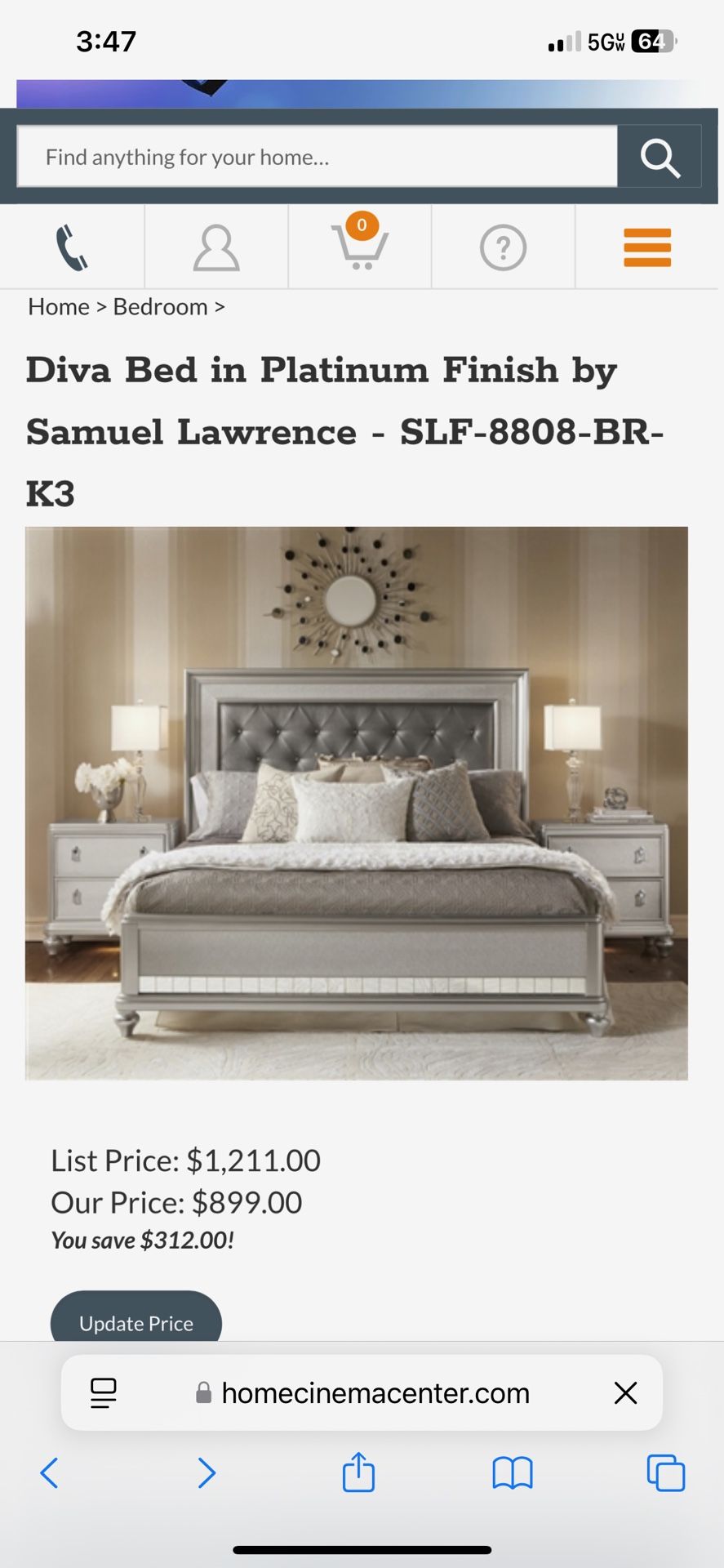 Diva II KING BEDFRAME