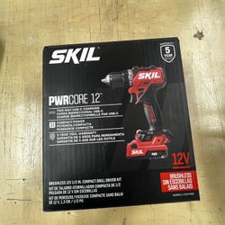 SKIL PWRCORE 12V POWER DRILL W/CHARGER  IN BOX SELLING FOR $55‼️