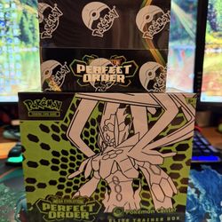 Pokemon PC ETB And Booster Box Perfect Order