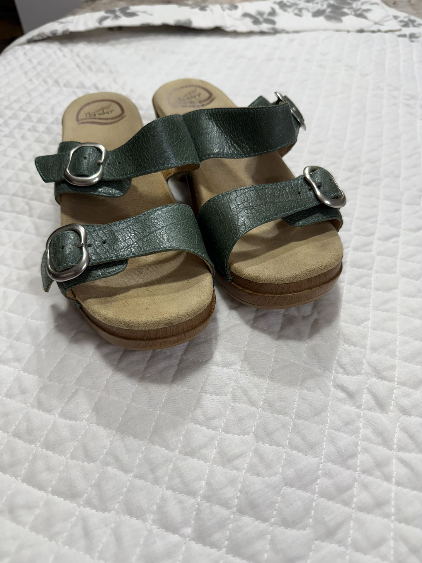 Dansko Sophie Green Sandals 37