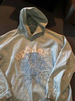 Baby Blue sp5der hoodie