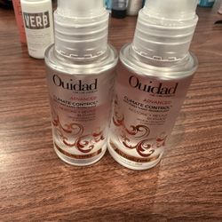 New— 2pc Ouidad Climate Control Frizz styling spray 30ml each 