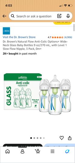 Dr Browns baby bottles