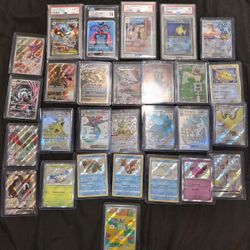 New Slabs And Mint Pokemon Cards