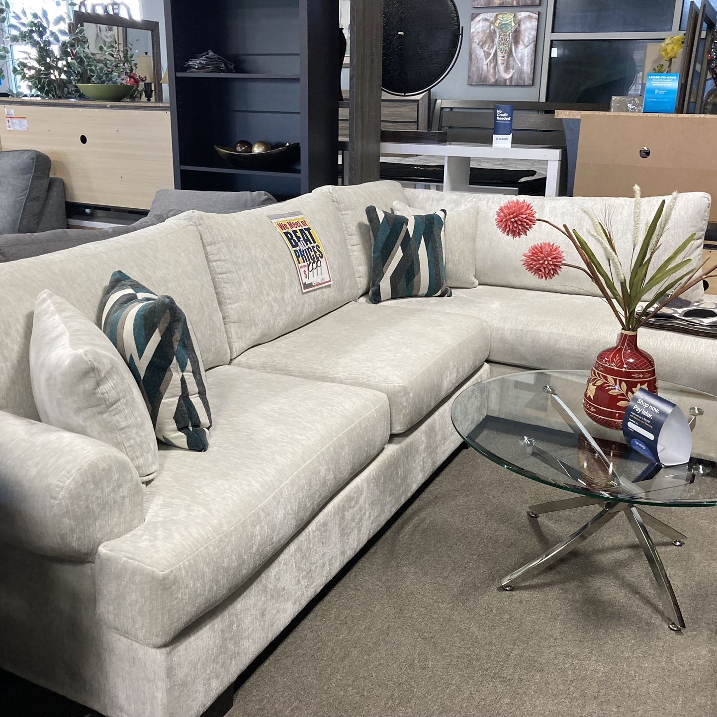 Soft White Sectional 🏡🙌🏼 $1,899