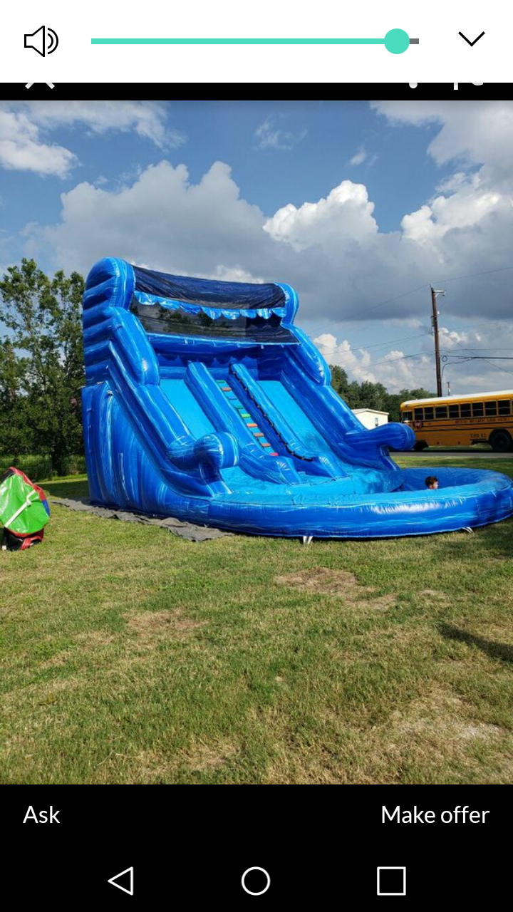 Moonwalk Waterslide