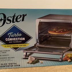 Brand New Oster Turbo Convection Stainless Steel Oven